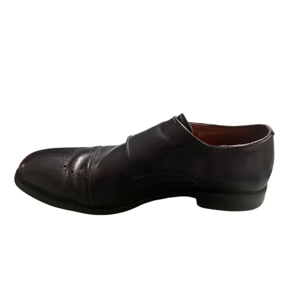 Allen Edmonds St. John's Double Monk Strap Dress Shoes Sz 12D